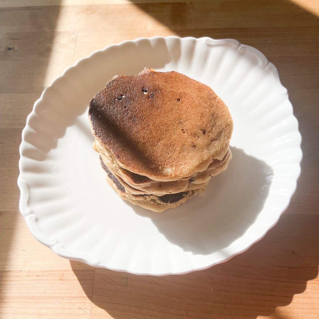 Overnight Einkorn Pancakes
