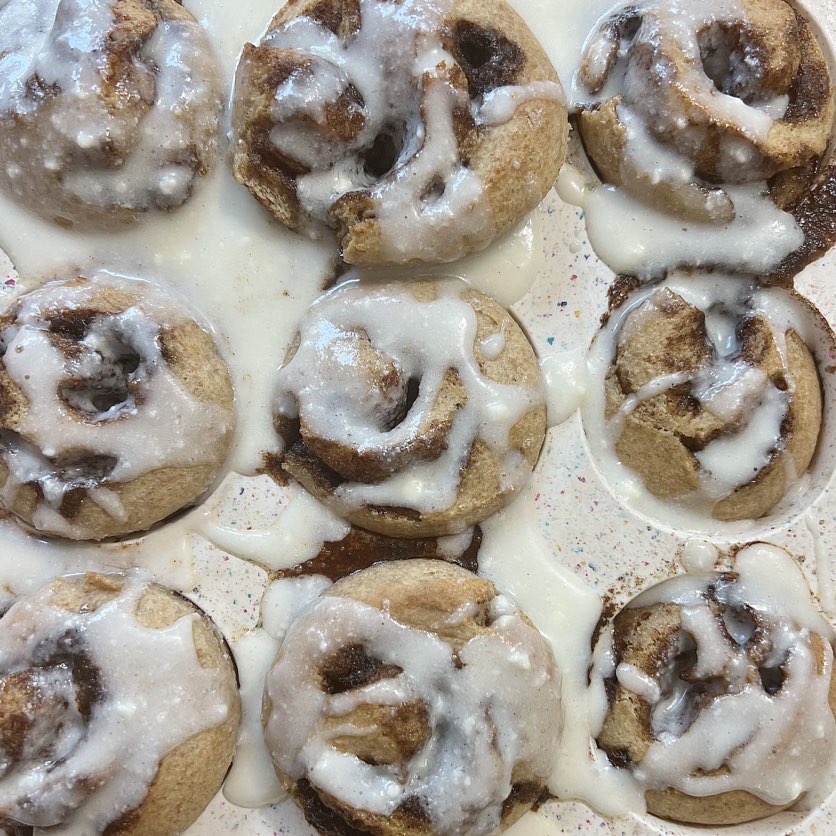 Whole wheat cinnamon rolls